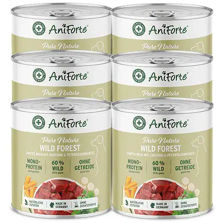 AniForte Wet food WildForest – “Wild with κολοκυθάκια”