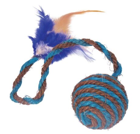 Γάτα Παιχνίδι Sisal Ball / Feather