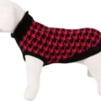 dog-sweater-houndstooth-pattern-happet-480l-black-red-l-35cm