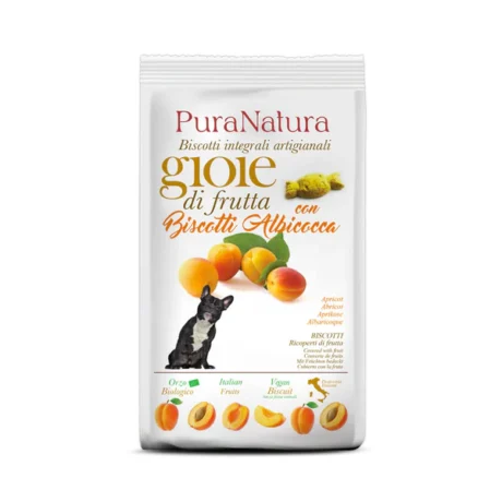 PuraNatura – Μπισκότα vegan με βερίκοκο και κριθάρι ολικής αλέσεως για σκύλους