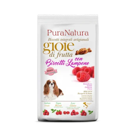 PuraNatura – Μπισκότα vegan με βατόμουρο και κριθάρι ολικής αλέσεως για σκύλους