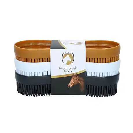 Excellent HorseMulti Bούρτσες για άλογα 3-pack