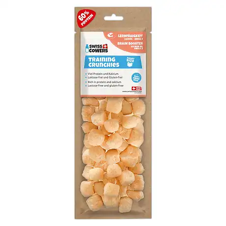 SwissCowers Cheese Crunchies Training Brain Booster (30 treats)