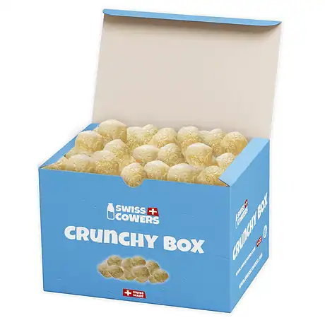 SwissCowers Cheese Crunchies Crunchy Box (118 treats) για τα petshop