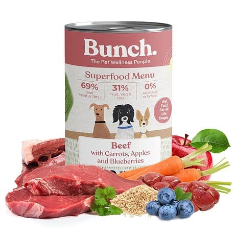 Bunch Beef Υγρό μενού με μοσχάρι καρότα και μήλο