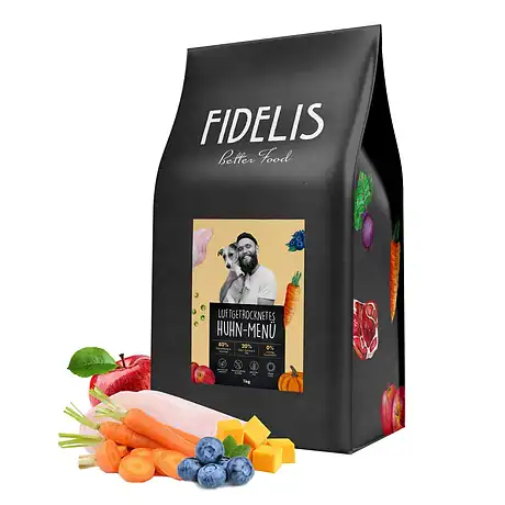 Fidelis Barf μενού αποξηραμένο στον αέρα κοτόπουλο