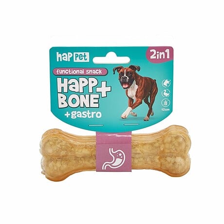 Happ Bone + Gastro – οστό μάσησης για λειτουργική υποστήριξη της πέψης για σκύλους (12 cm)